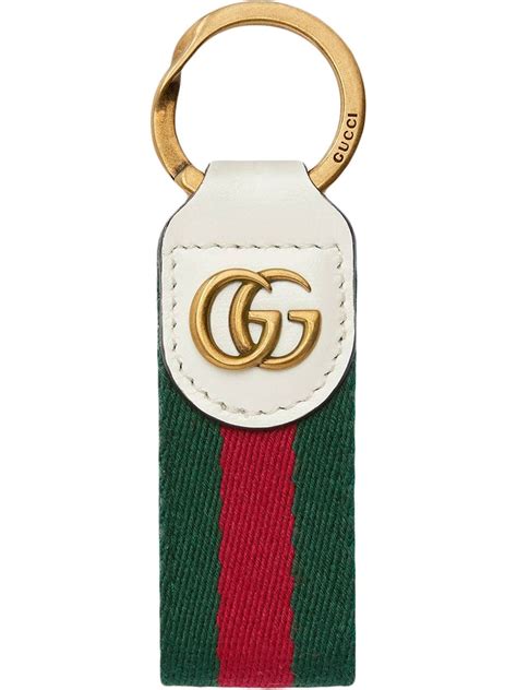 gucci nylon key ring|gucci keychain for sale.